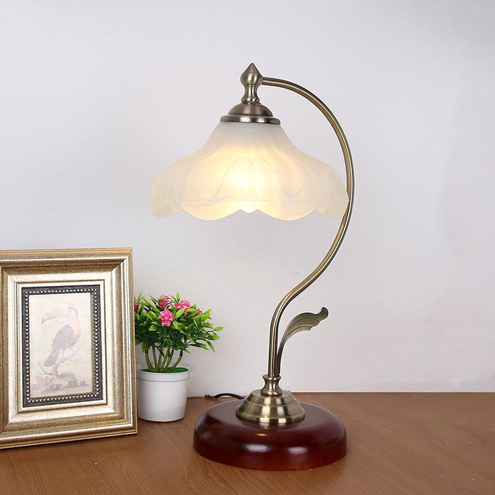 Flora Retro Flower Table Lamp-Neutral Decor