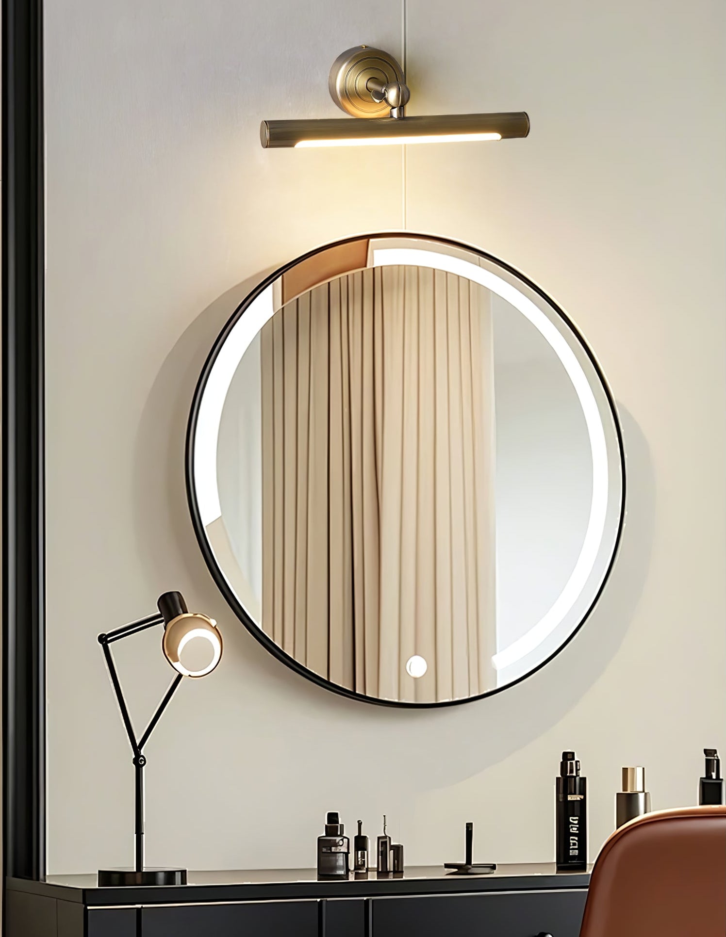 Novara Vanity Wall Light-Neutral Decor