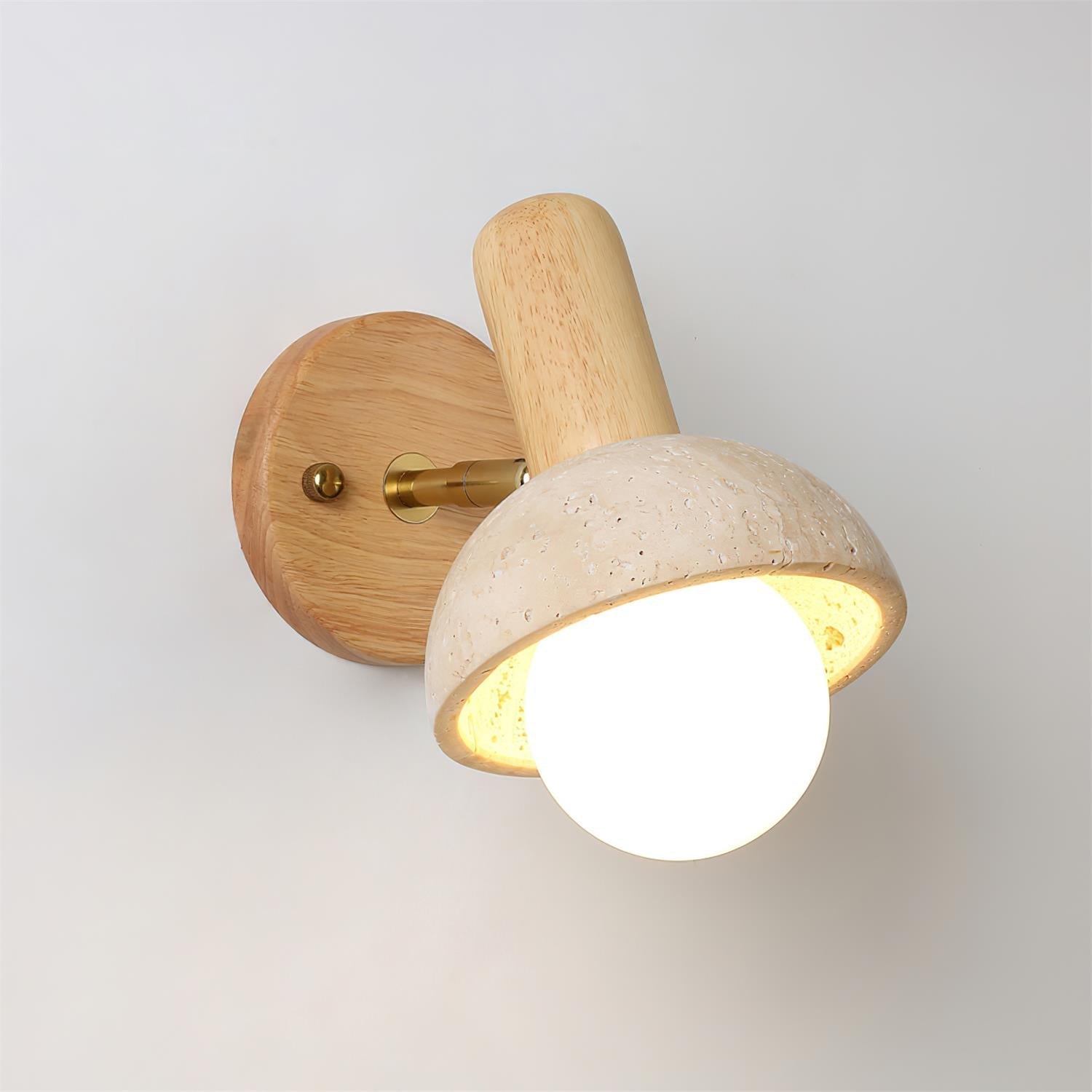 Oswin Travertine Wall Lamp