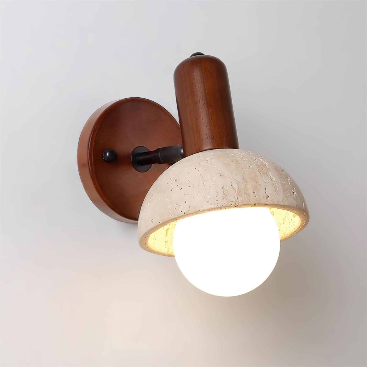 Oswin Travertine Wall Lamp