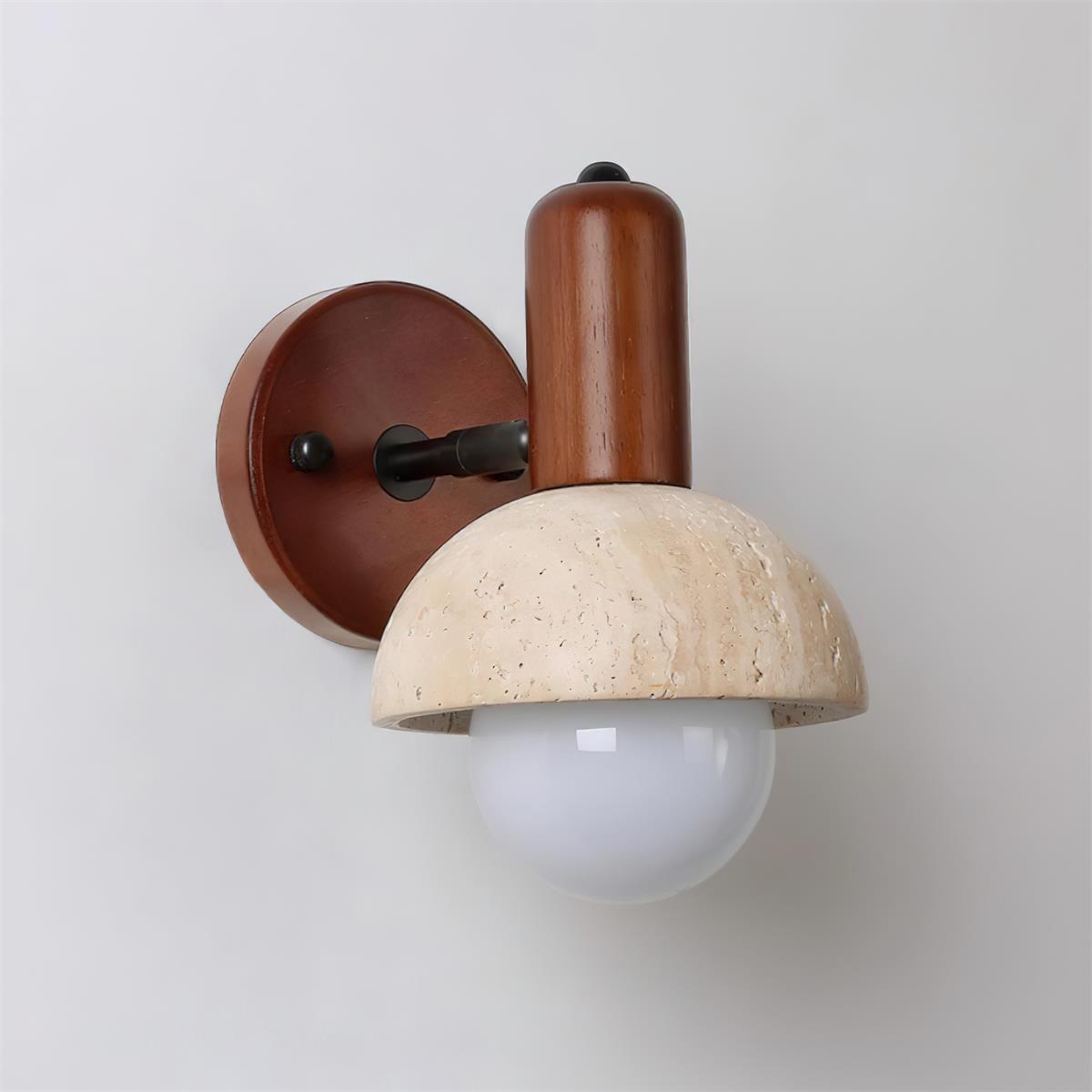 Oswin Travertine Wall Lamp