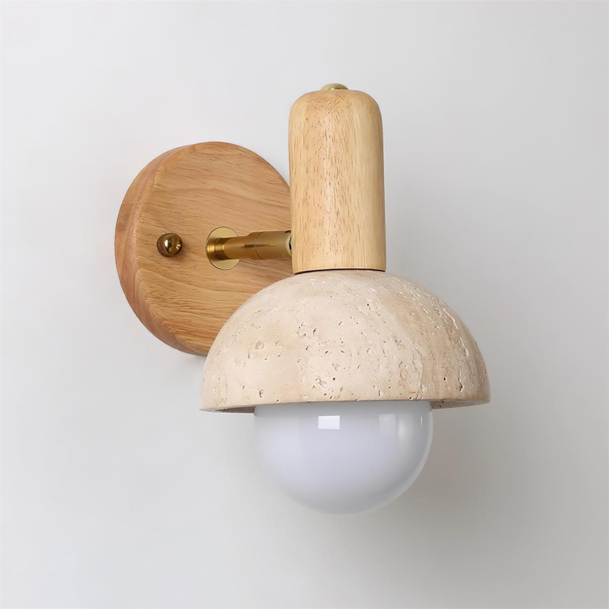 Oswin Travertine Wall Lamp