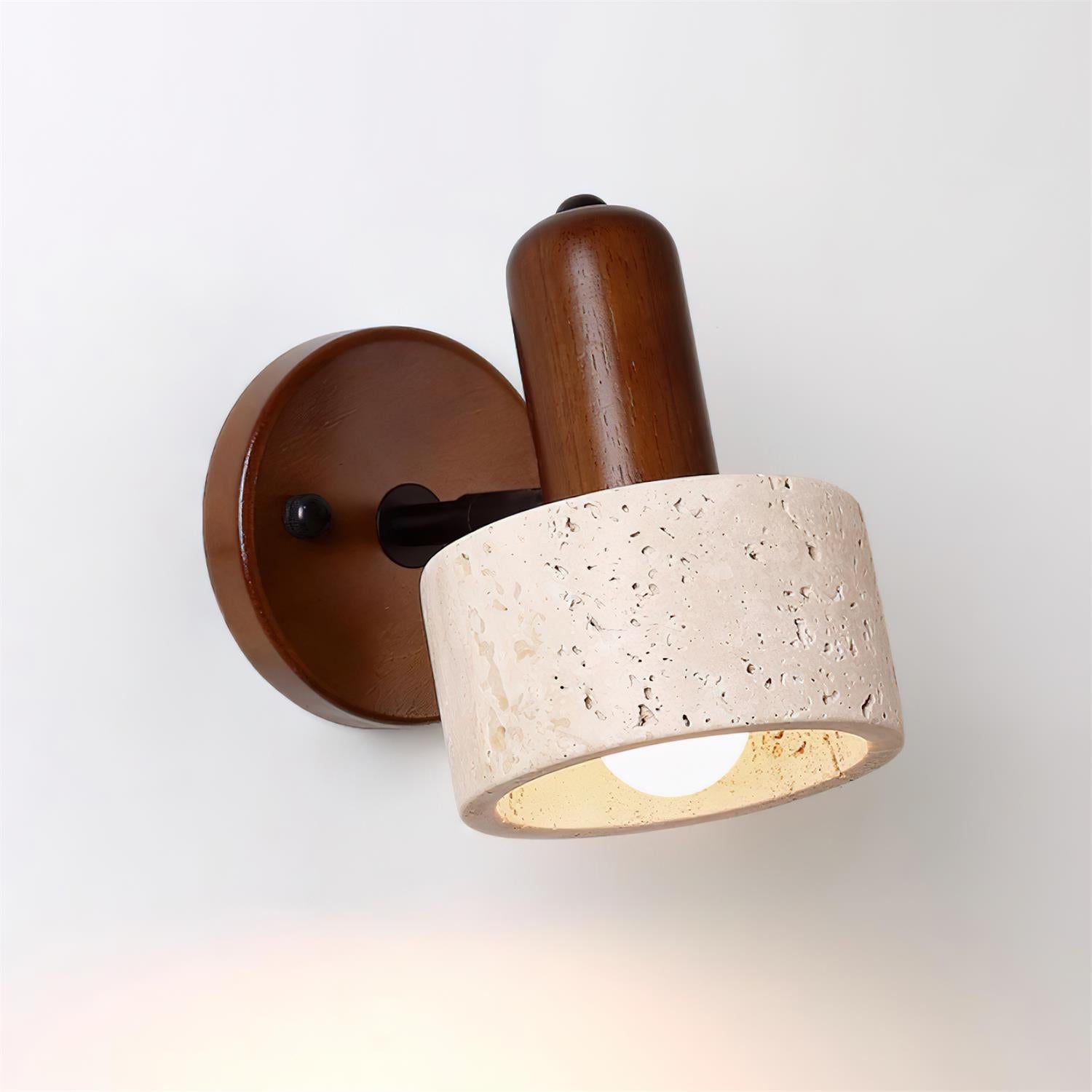 Oswin Travertine Wall Lamp