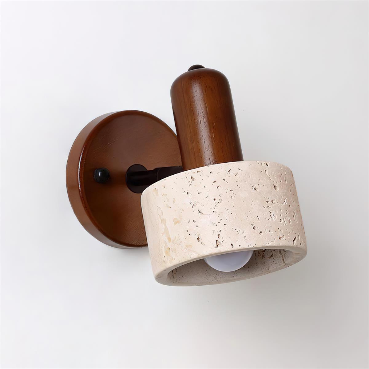 Oswin Travertine Wall Lamp
