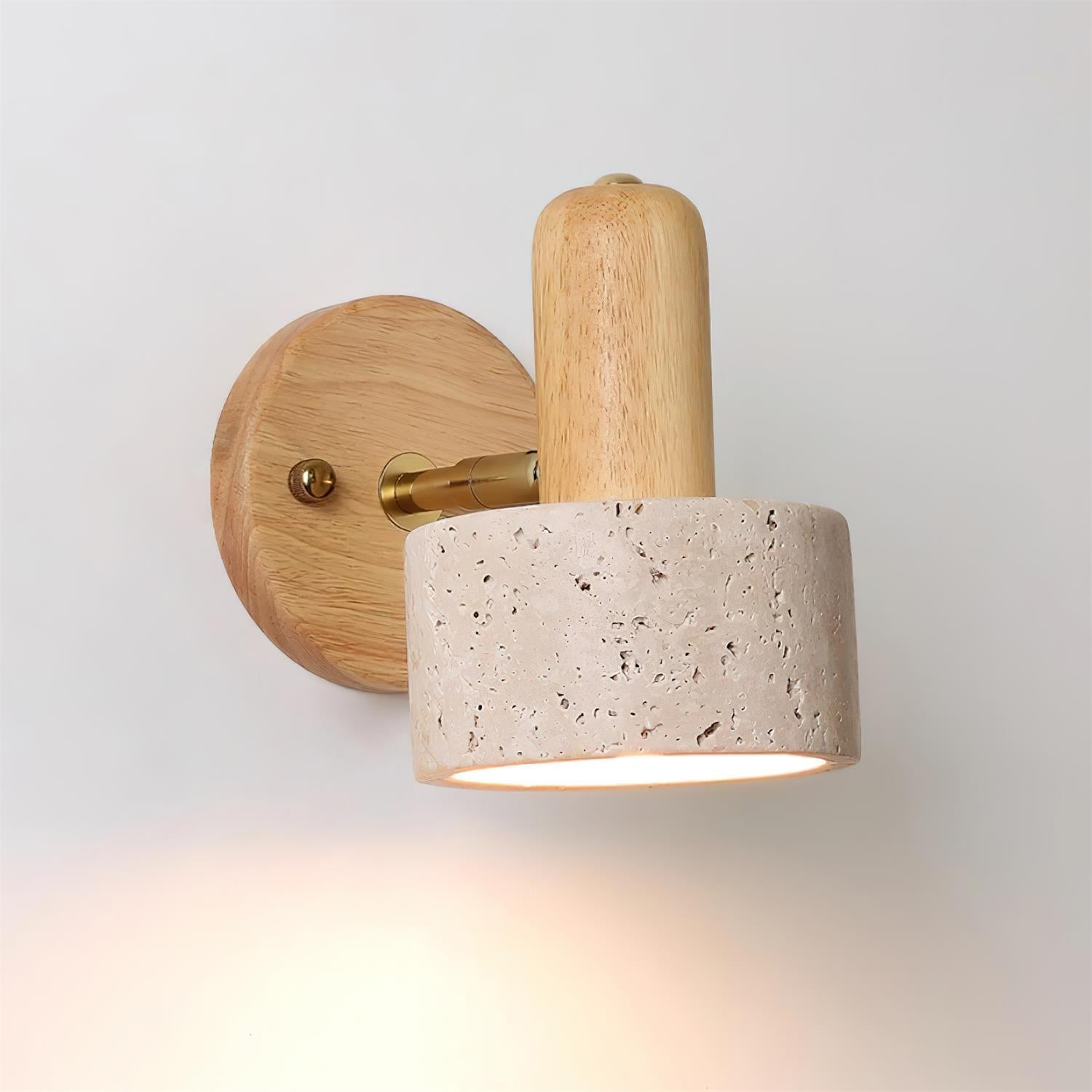 Oswin Travertine Wall Lamp