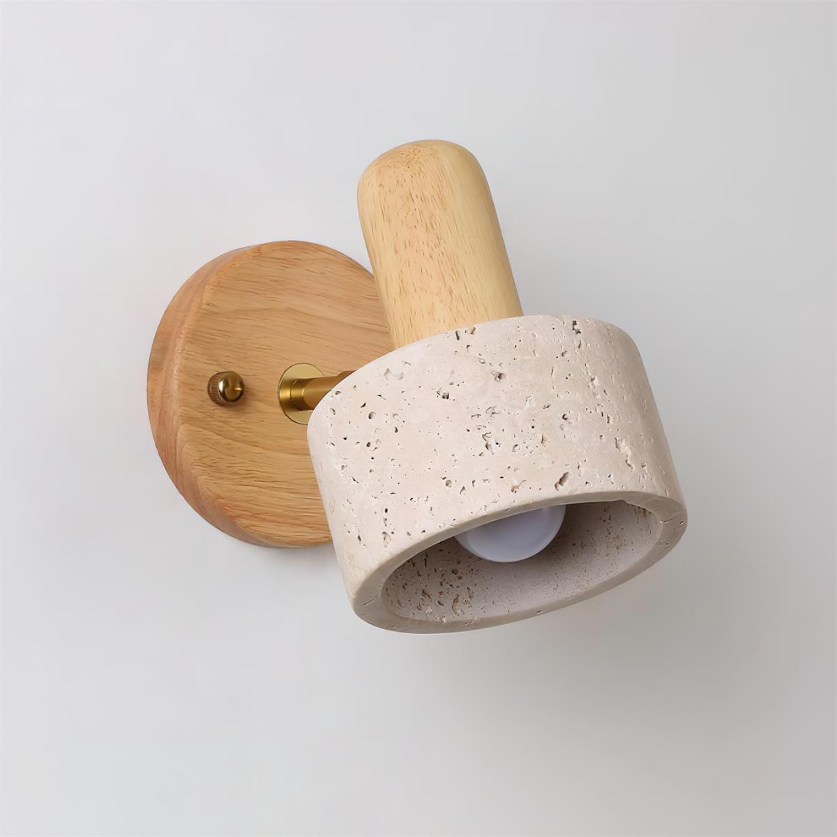 Oswin Travertine Wall Lamp
