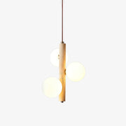 Aursorel Multi-Globe Travertine Pendant Light-Neutral Decor