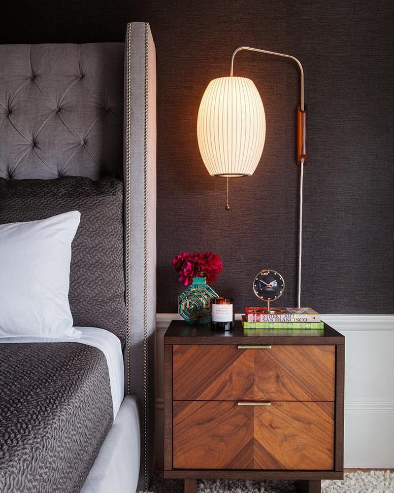 Lustra Wall Sconce Walnut Ball-Neutral Decor