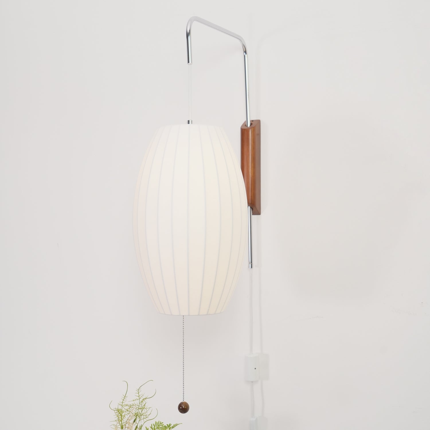 Lustra Wall Sconce Walnut Ball-Neutral Decor