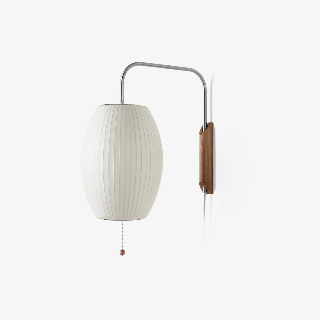 Lustra Wall Sconce Walnut Ball-Neutral Decor