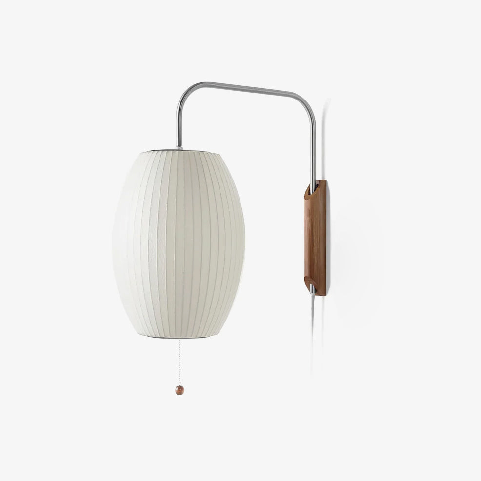 Lustra Wall Sconce Walnut Ball-Neutral Decor