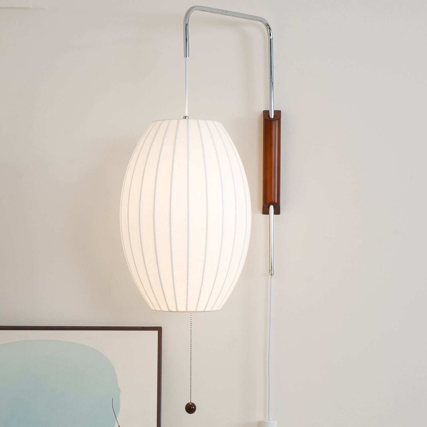 Lustra Wall Sconce Walnut Ball-Neutral Decor