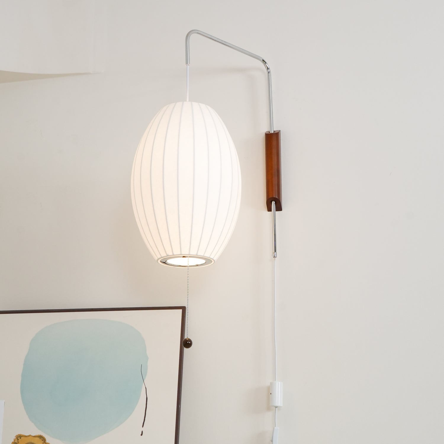 Lustra Wall Sconce Walnut Ball-Neutral Decor