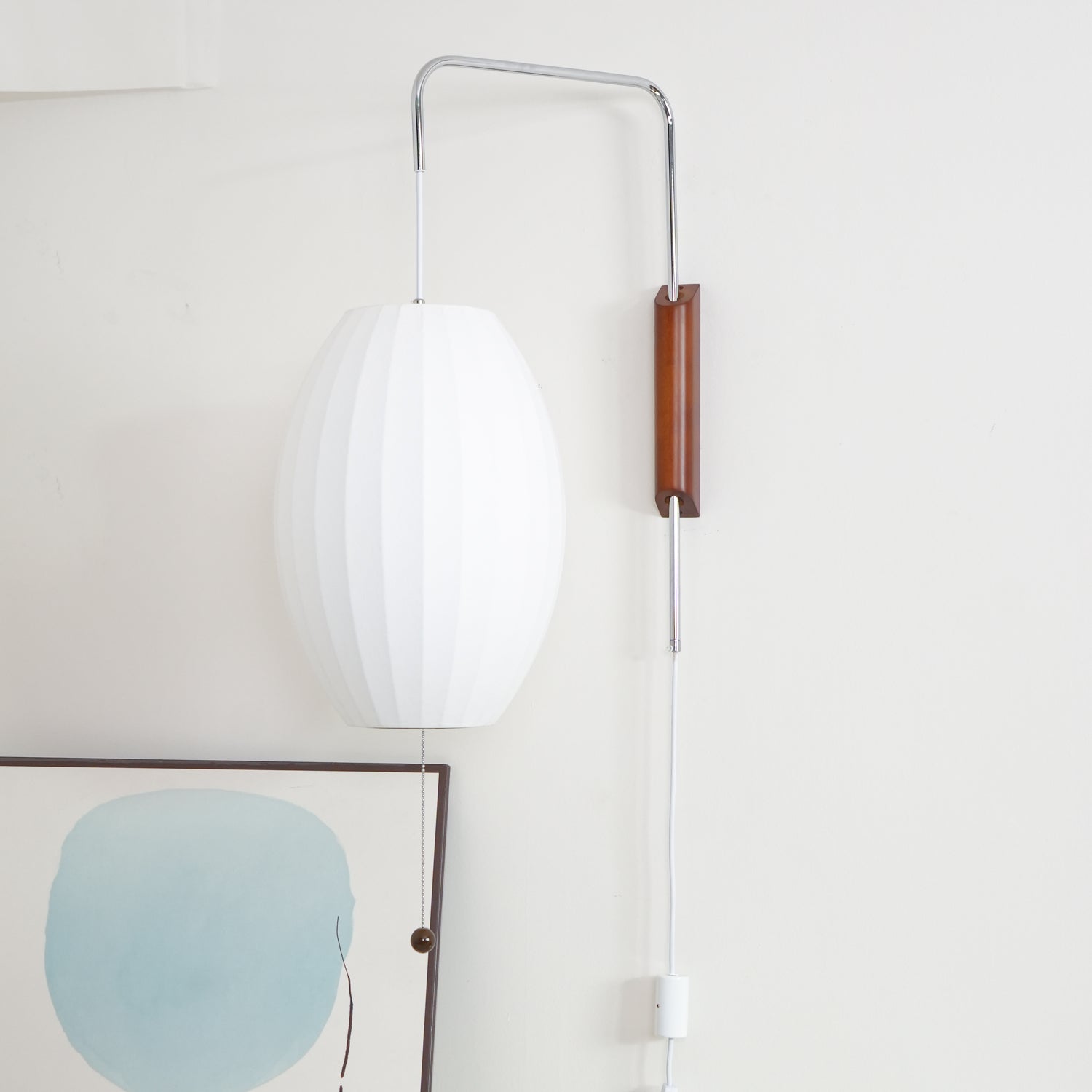 Lustra Wall Sconce Walnut Ball-Neutral Decor