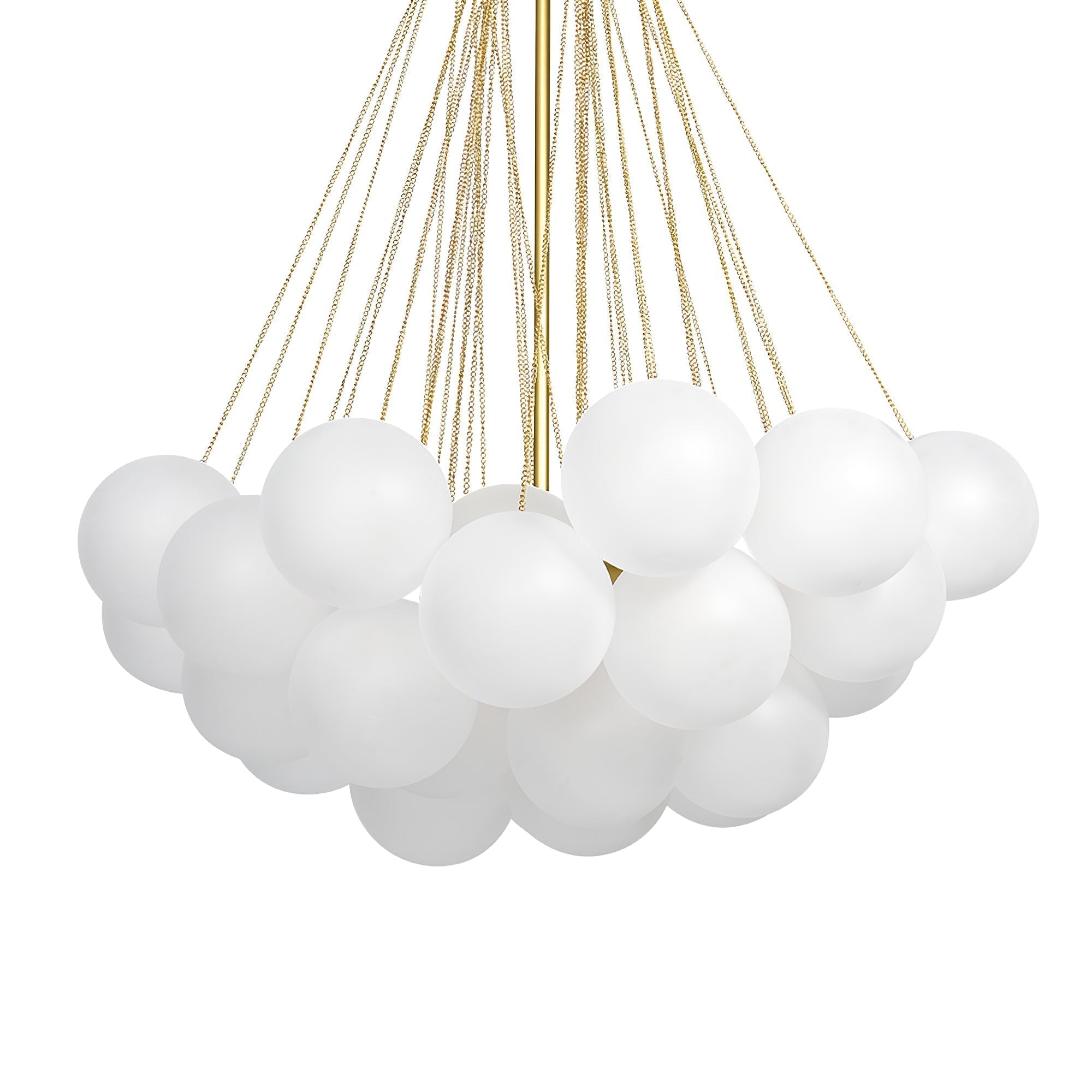 Fayne Glass Globe Pendant Light Bubble - Neutralighting