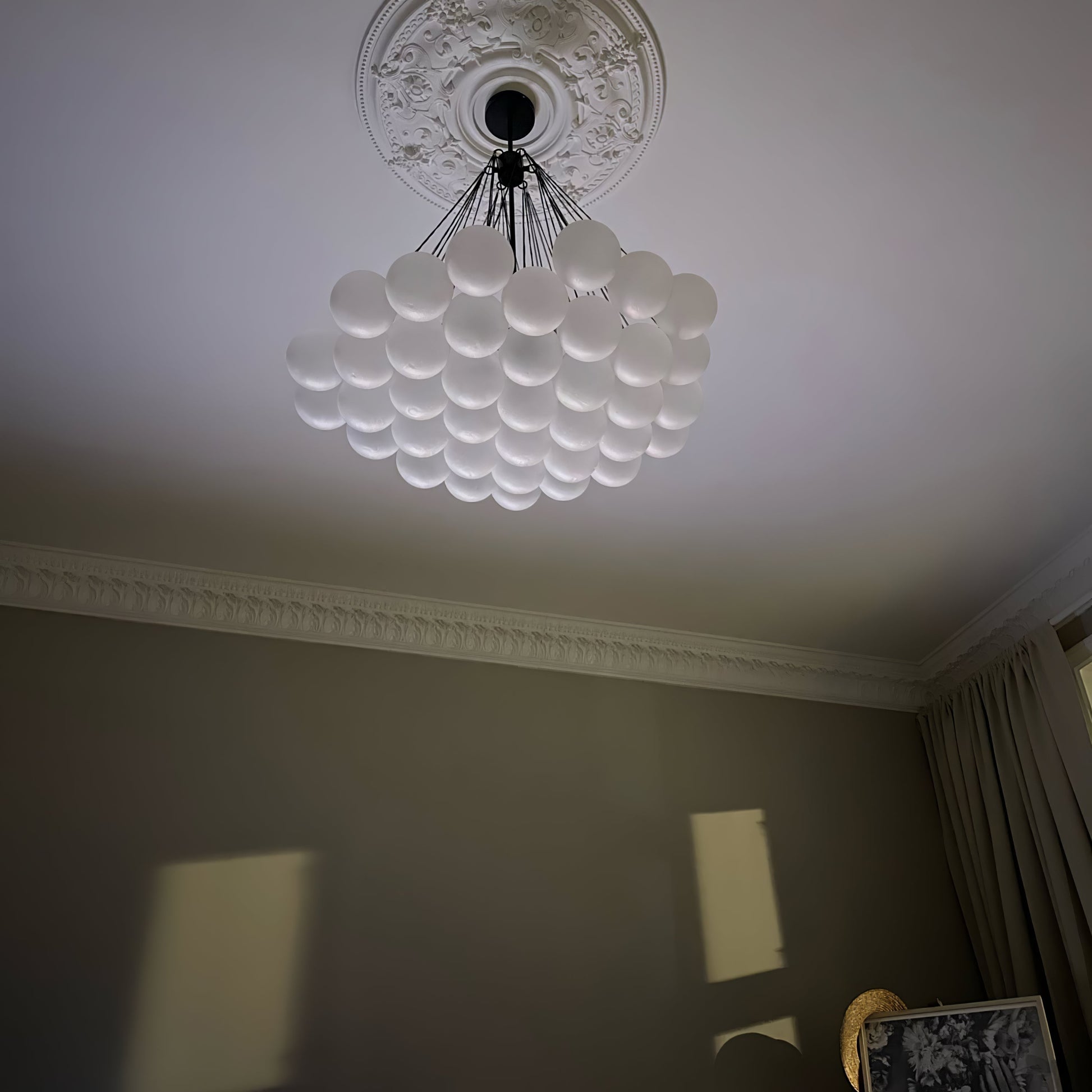 Fayne Glass Globe Pendant Light Bubble - Neutralighting