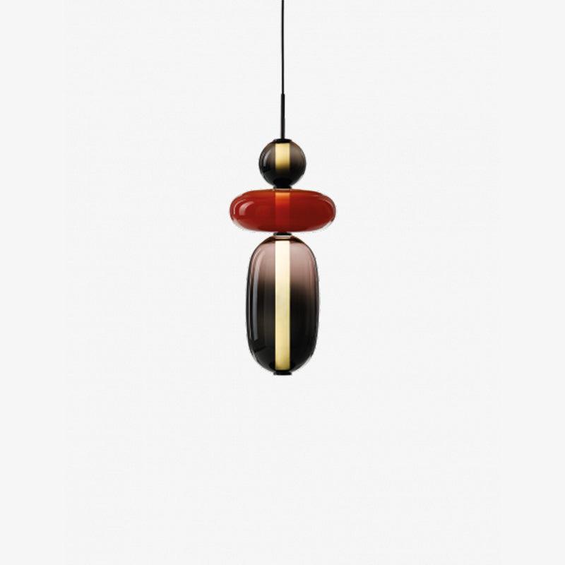 Orba Candied Glass Pendant Light-Neutral Decor