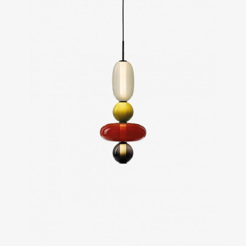 Orba Candied Glass Pendant Light-Neutral Decor