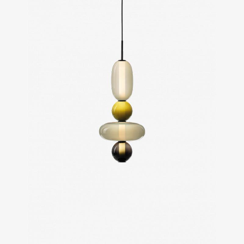 Daelen Glass Acrylic Artistic Pendant Light-Neutral Decor