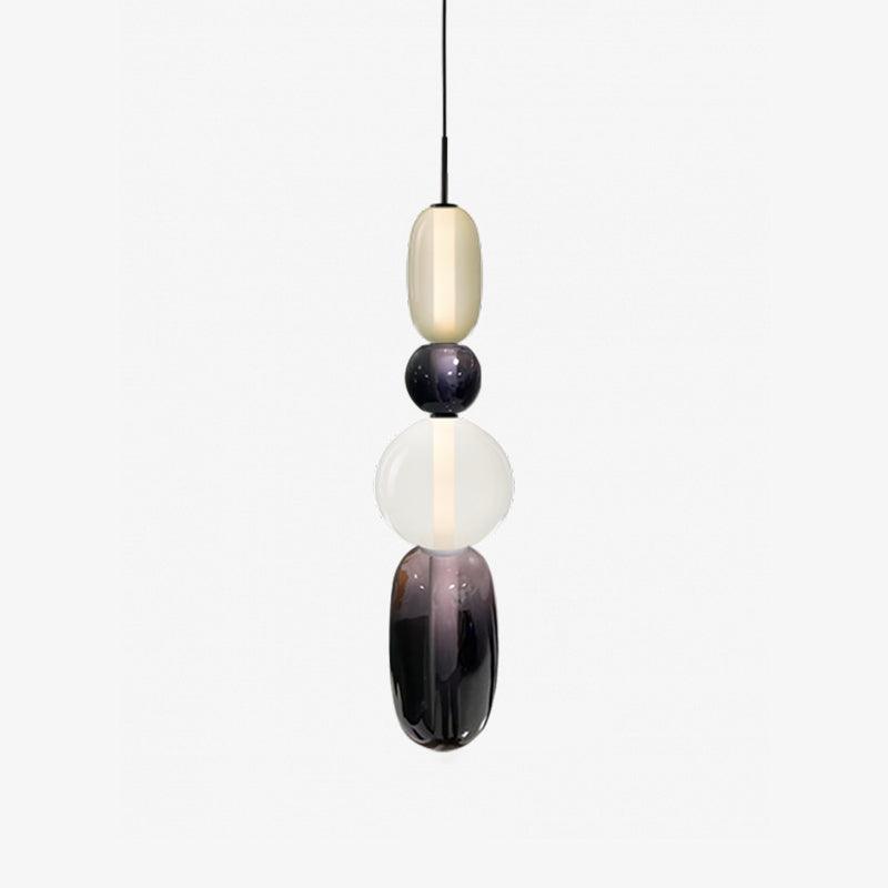Orba Candied Glass Pendant Light-Neutral Decor
