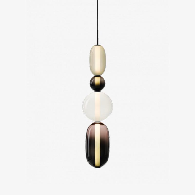 Candied Glass Combo Pendant Light-Neutral Decor