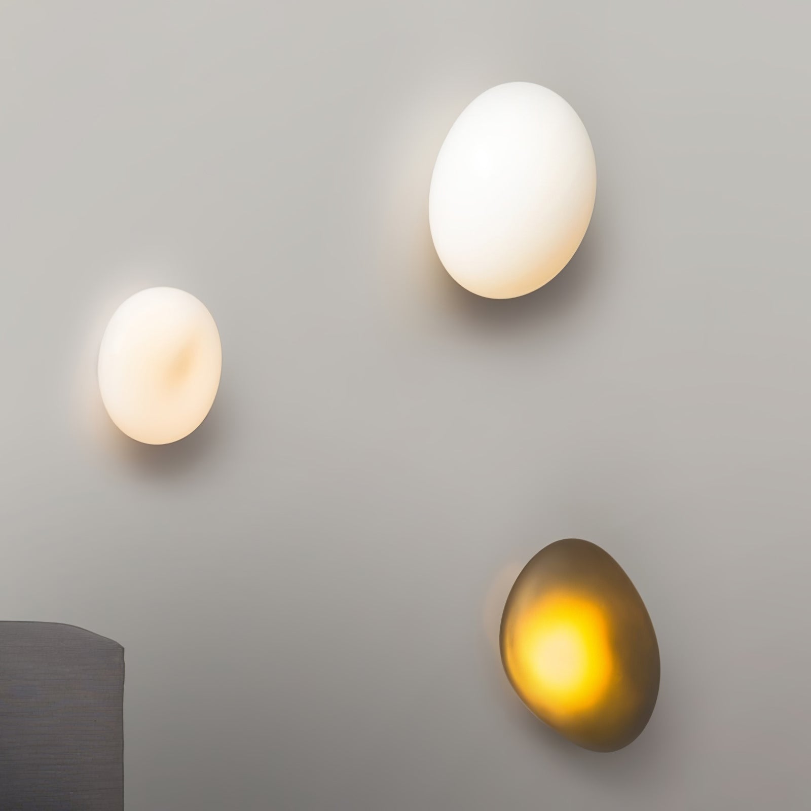 Lustra Wall Lamp Bubble Glass-Neutral Decor