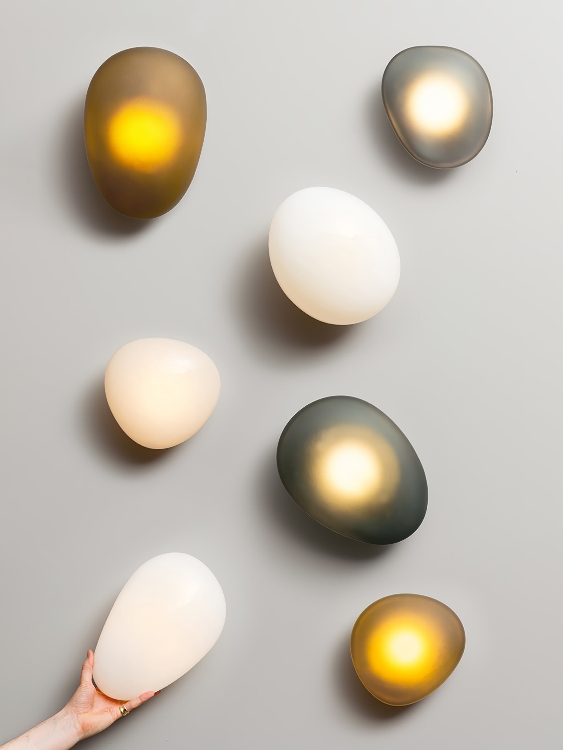 Lustra Wall Lamp Bubble Glass-Neutral Decor