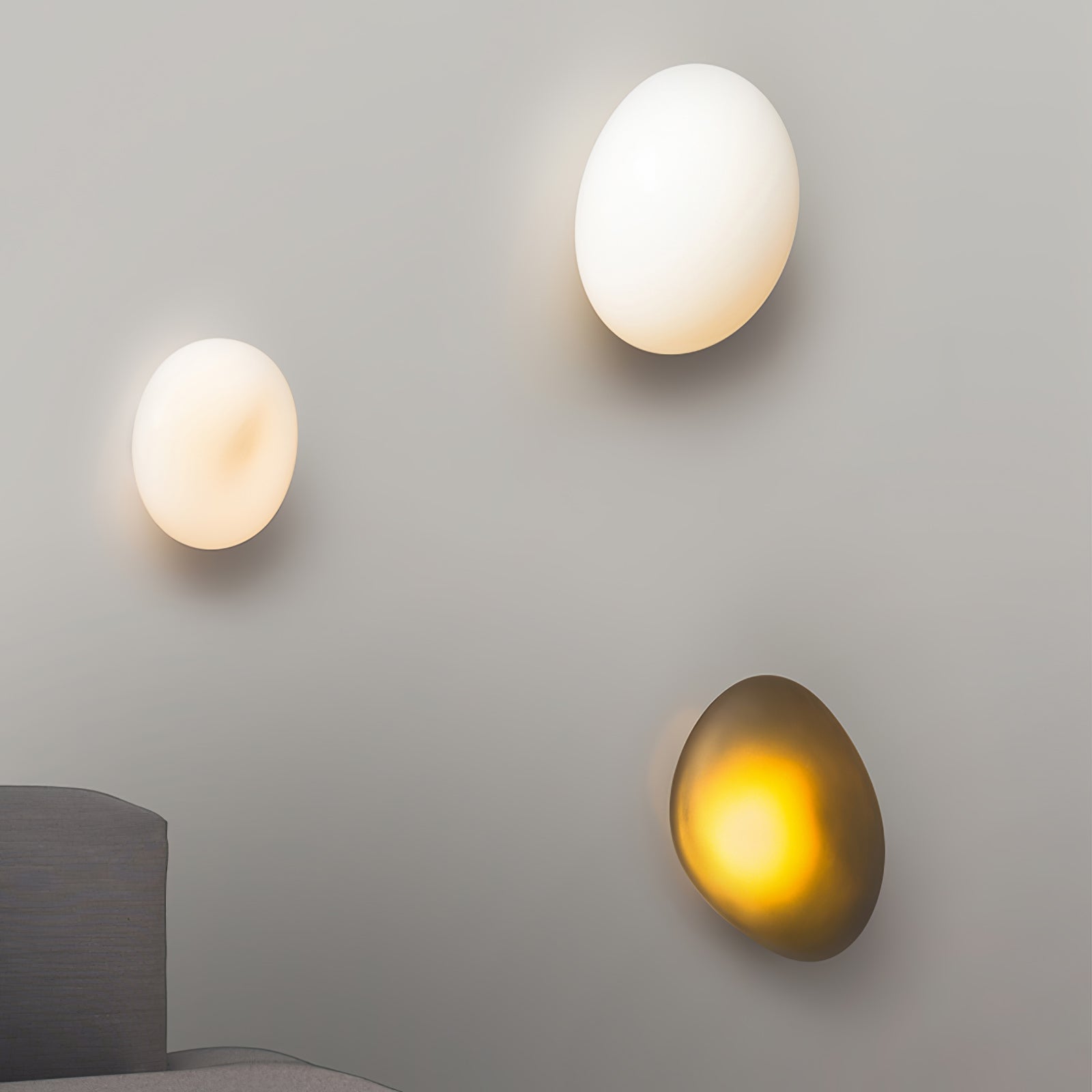 Lustra Wall Lamp Bubble Glass-Neutral Decor