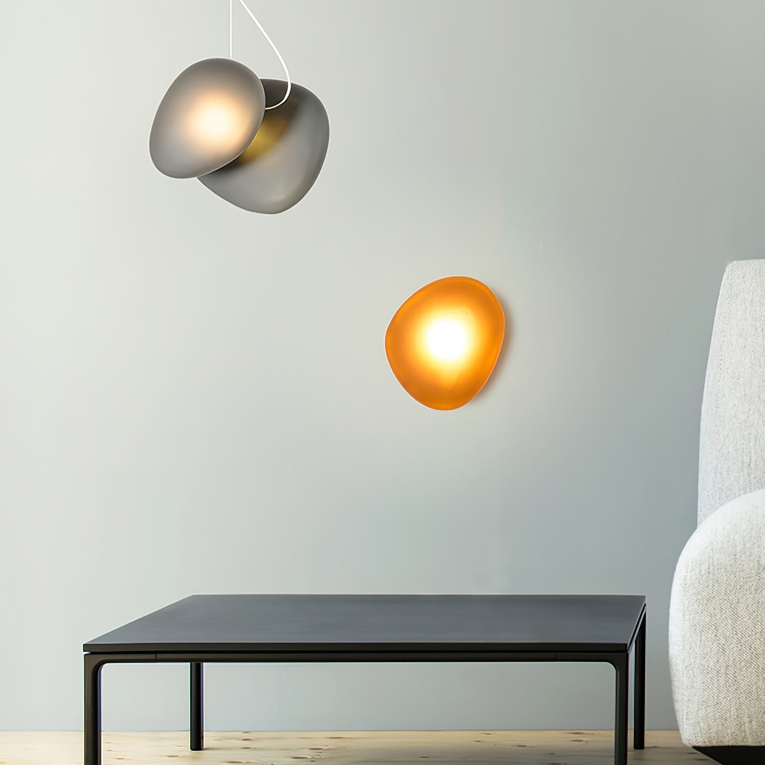 Lustra Wall Lamp Bubble Glass-Neutral Decor