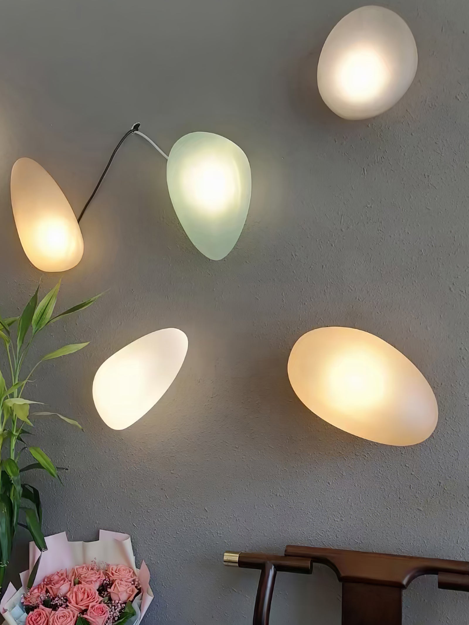 Lustra Wall Lamp Bubble Glass-Neutral Decor