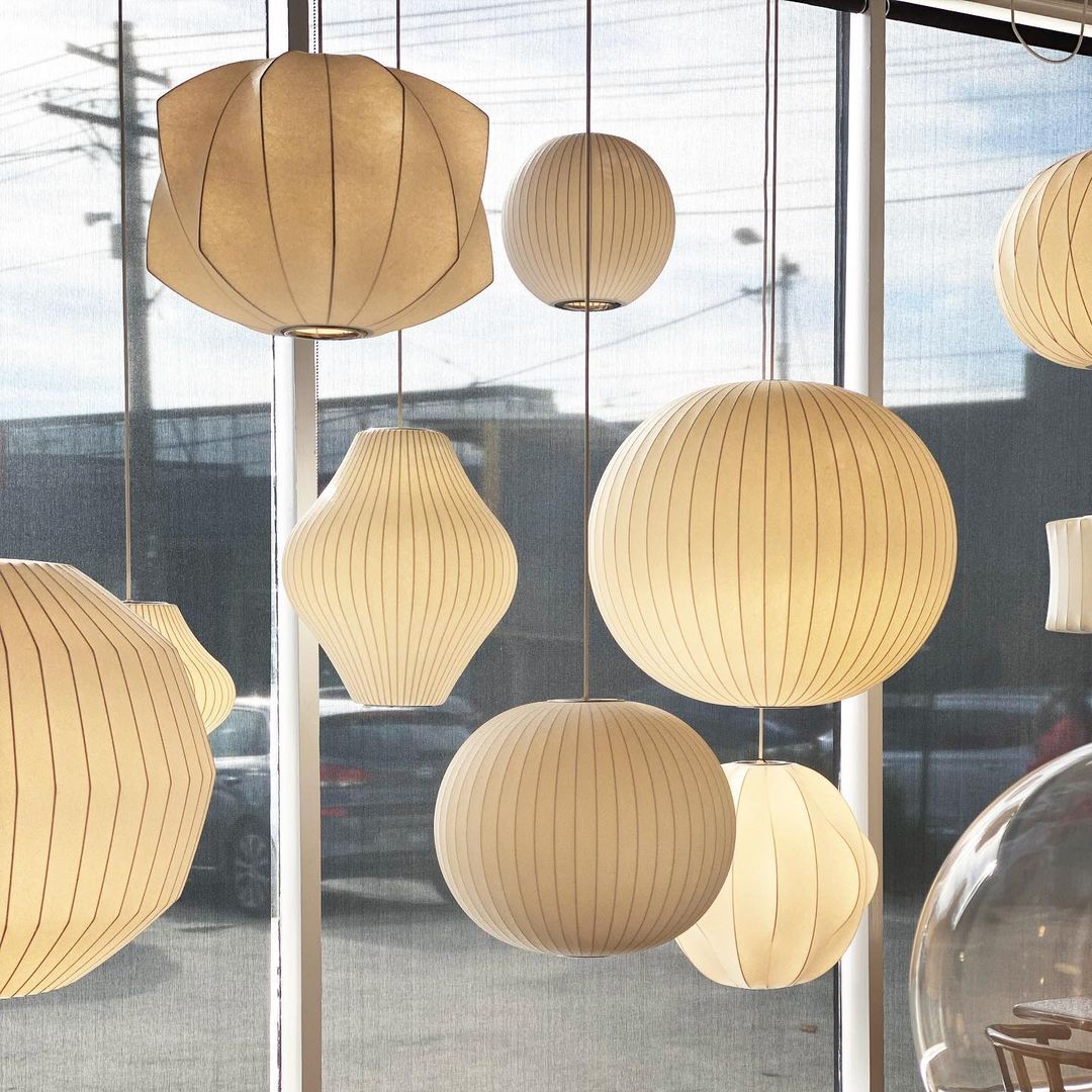 Nebula Bubble Mulberry Silk Pendant Lamp-Neutral Decor