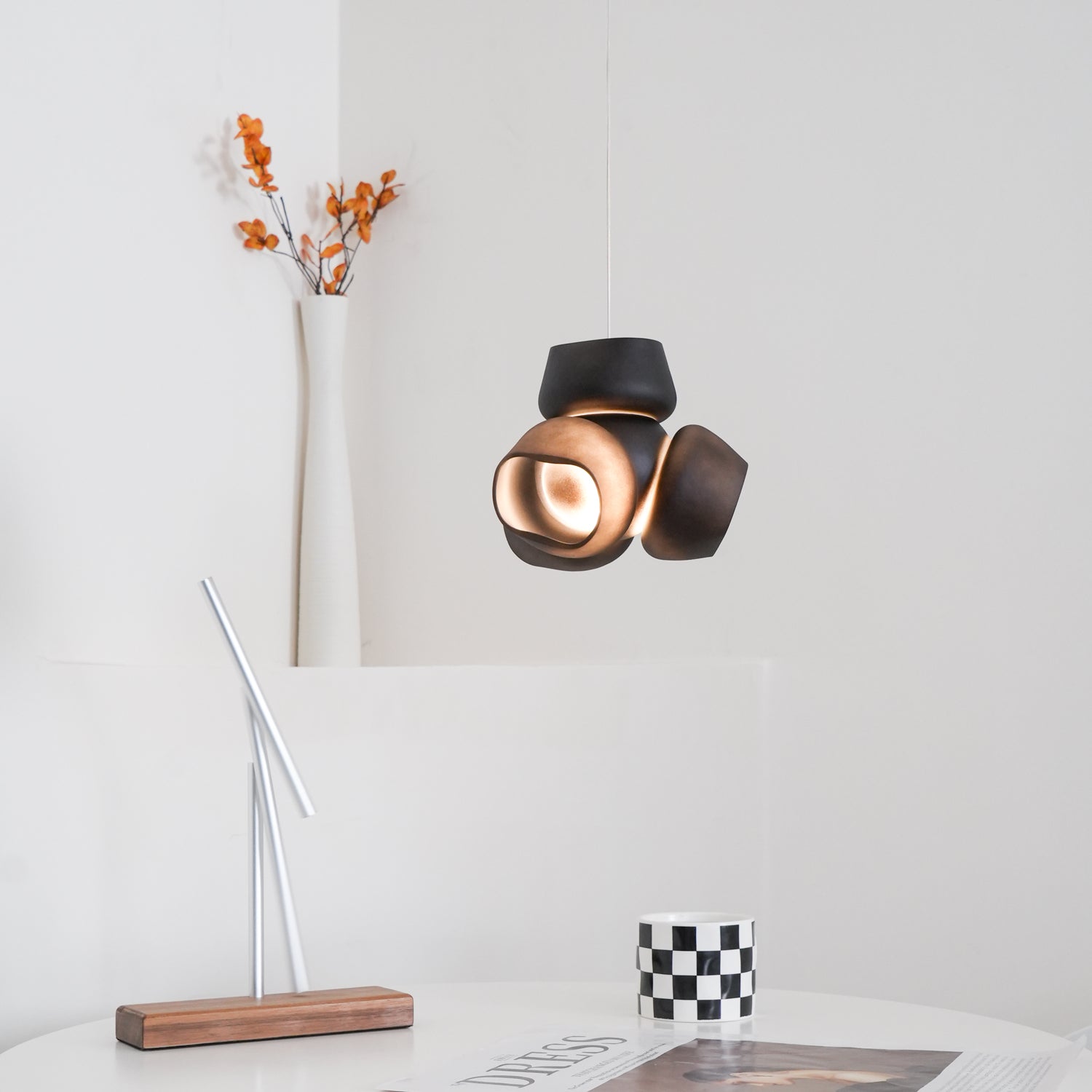 Ursa Bubbles Cluster Glass Pendant Light-Neutral Decor