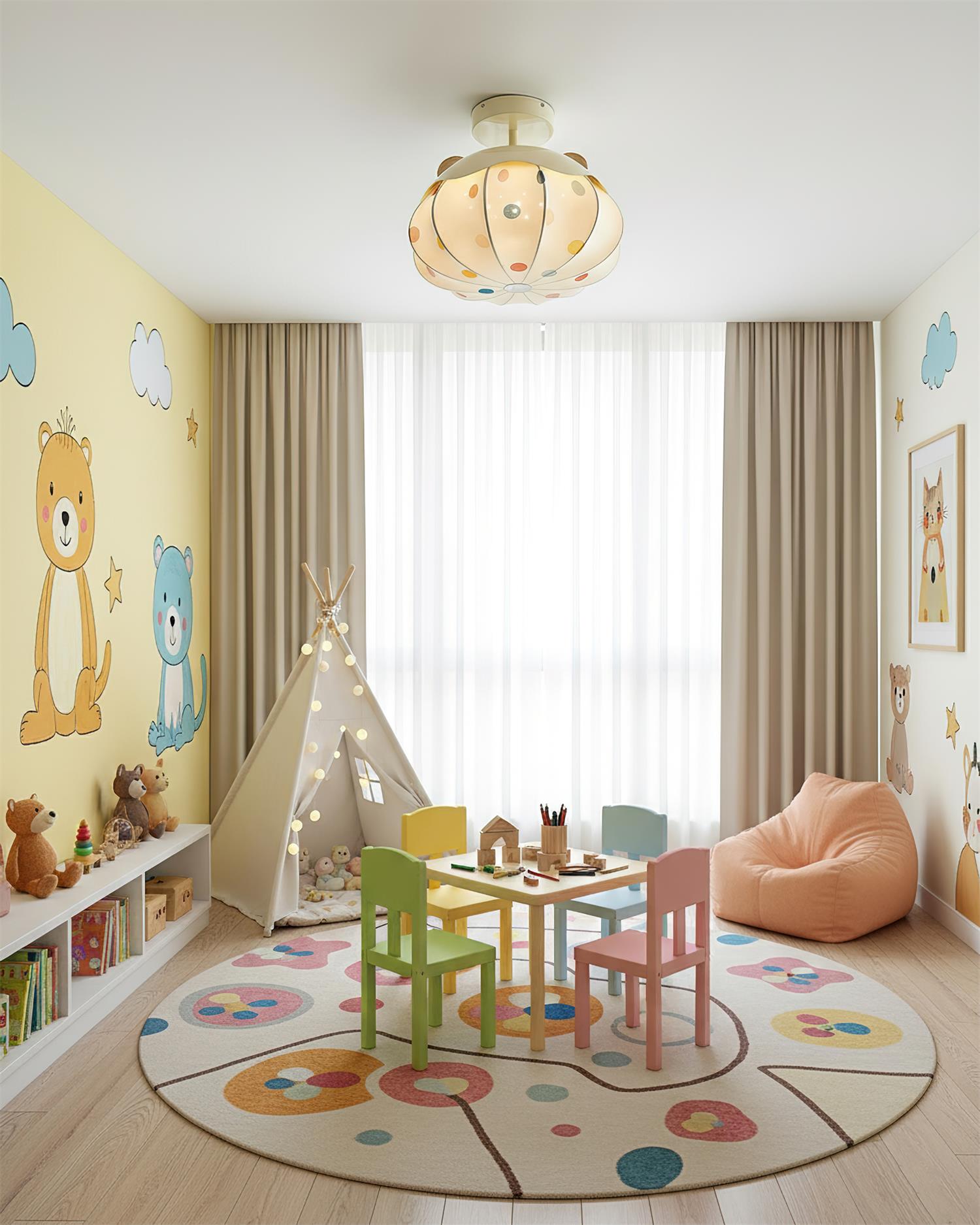 Rosalie Flush Mount Ceiling Lamp