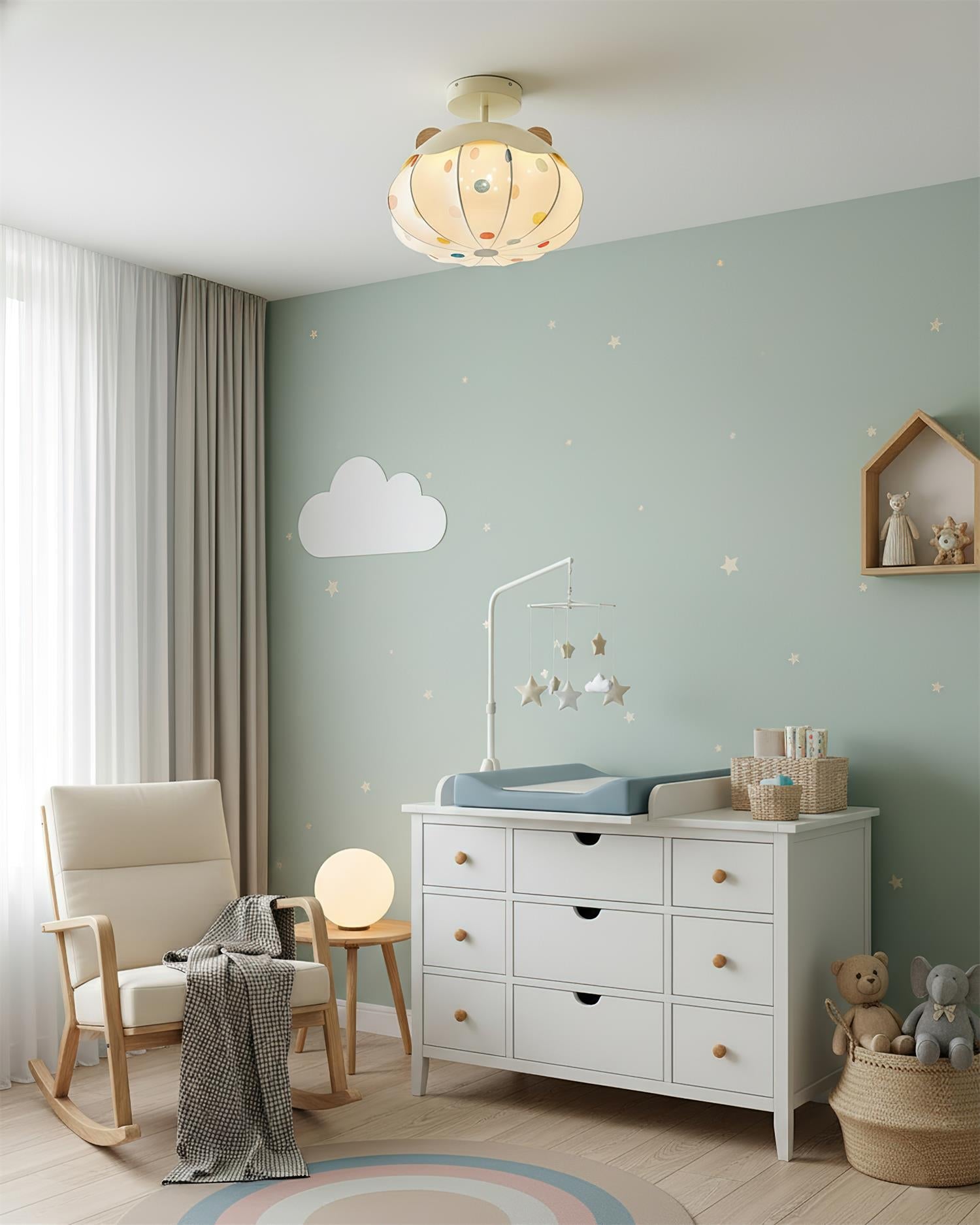 Rosalie Flush Mount Ceiling Lamp