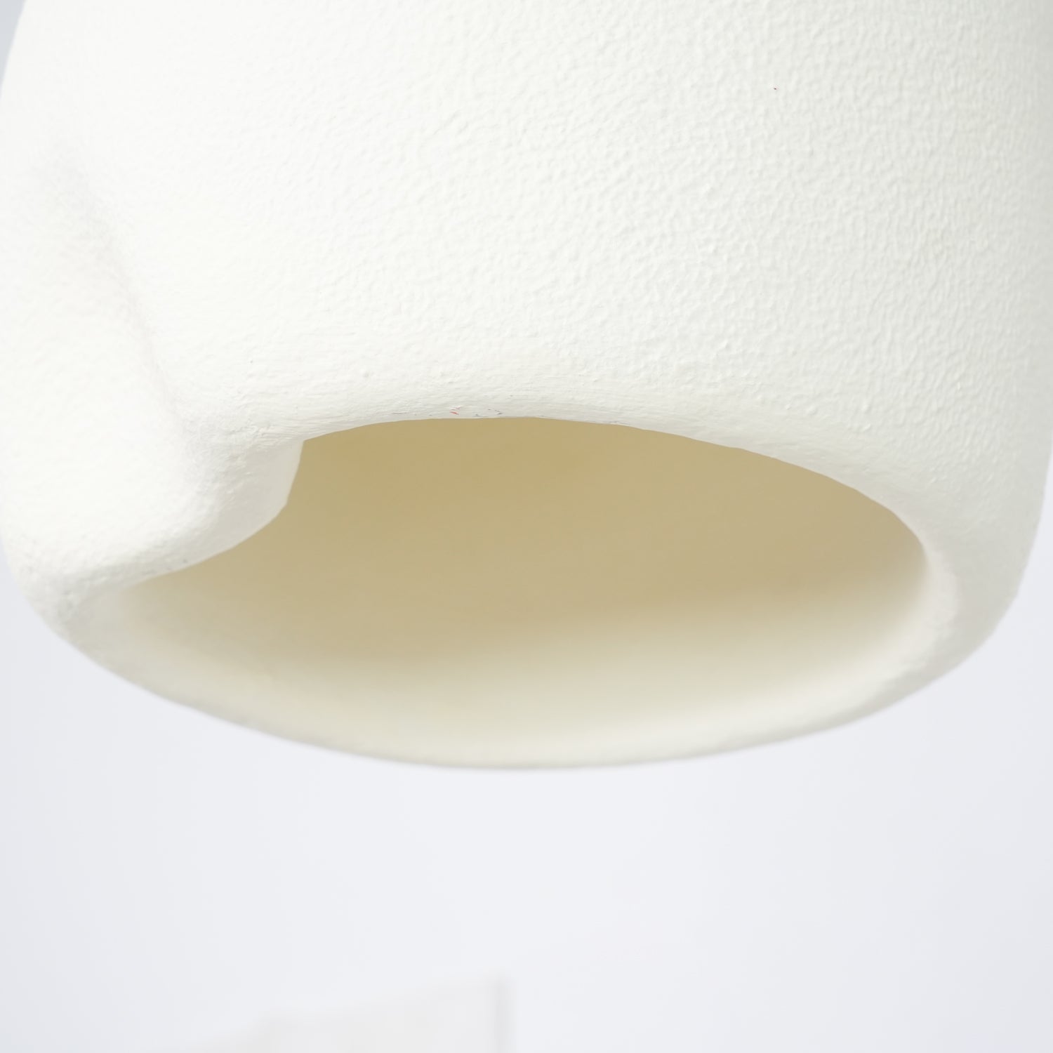 Nuo Pendant Lamp Plaster Rounded Dome Wabi Sabi-Neutral Decor