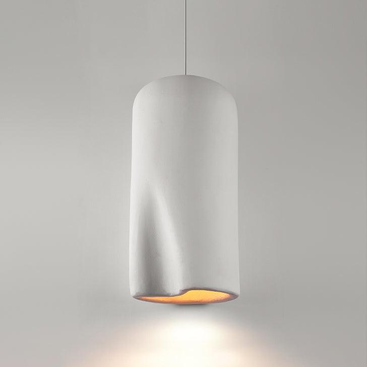 Nuo Pendant Lamp Plaster Rounded Dome Wabi Sabi-Neutral Decor