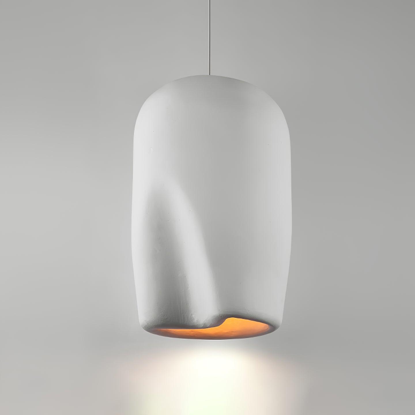 Nuo Pendant Lamp Plaster Rounded Dome Wabi Sabi-Neutral Decor