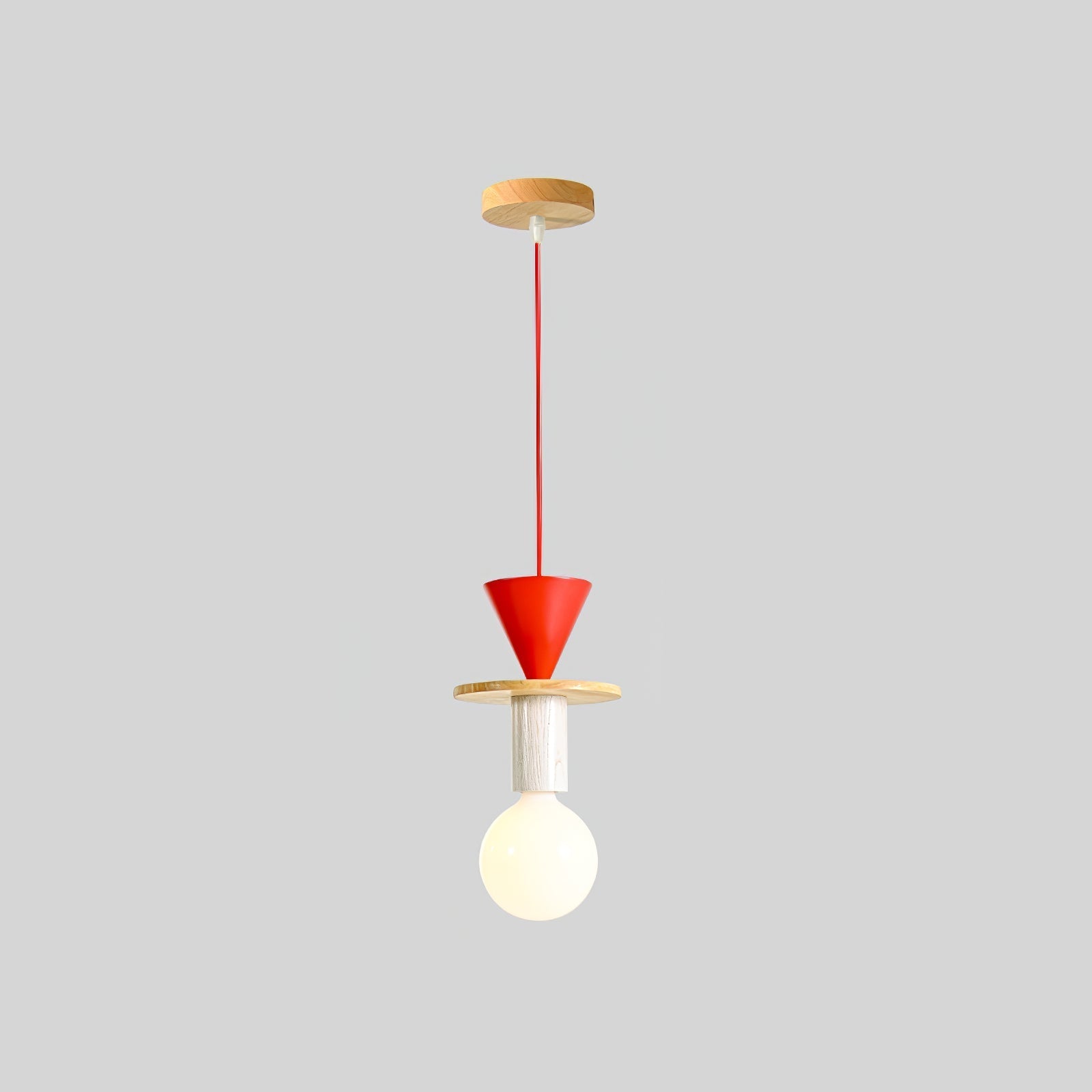 Gram Modern Wood Pendant Light-Neutral Decor