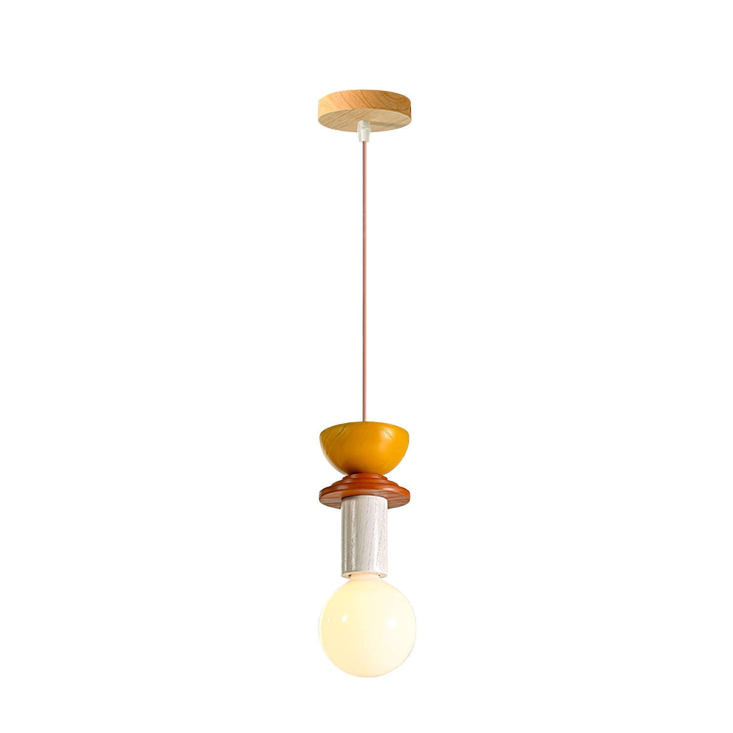 Gram Modern Wood Pendant Light-Neutral Decor