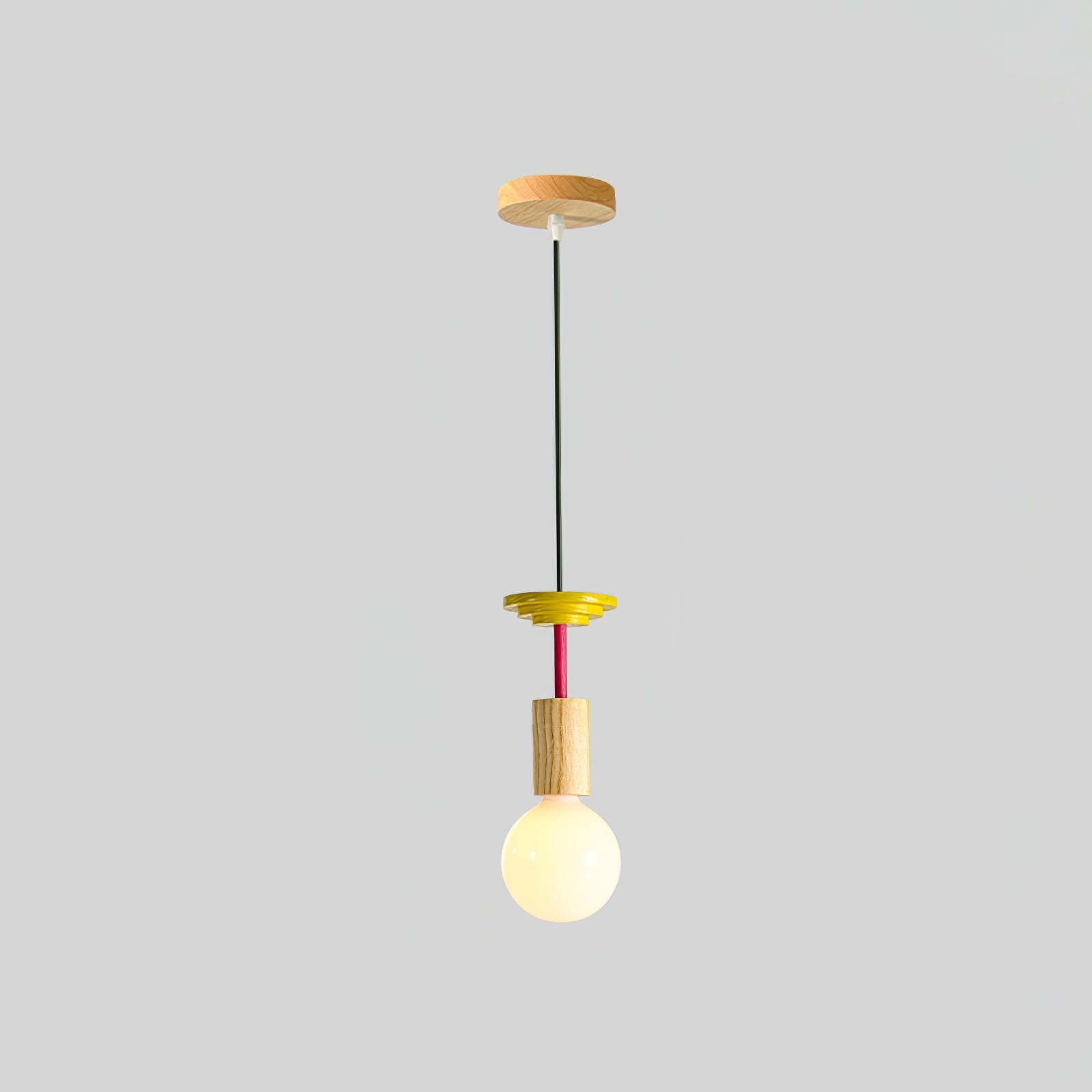 Gram Modern Wood Pendant Light-Neutral Decor
