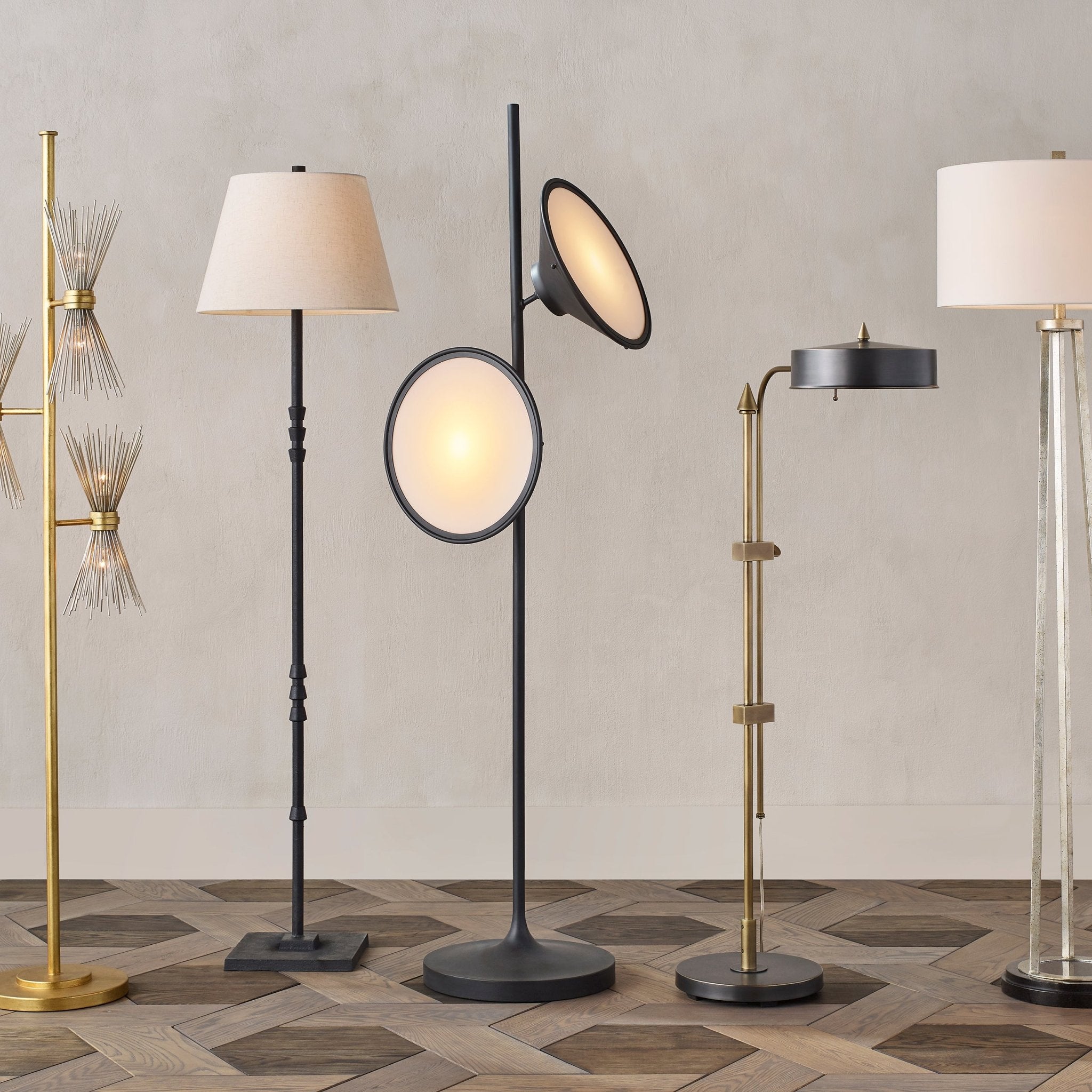Eave Acrylic Artistic Floor Lamp-Neutral Decor