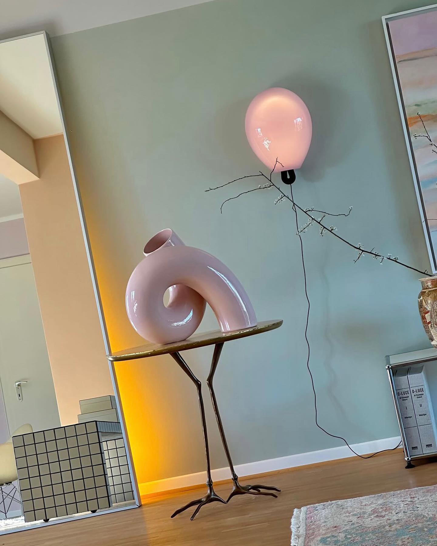 Lysolila Premium Nordic Art Glass Wall Light-Neutral Decor