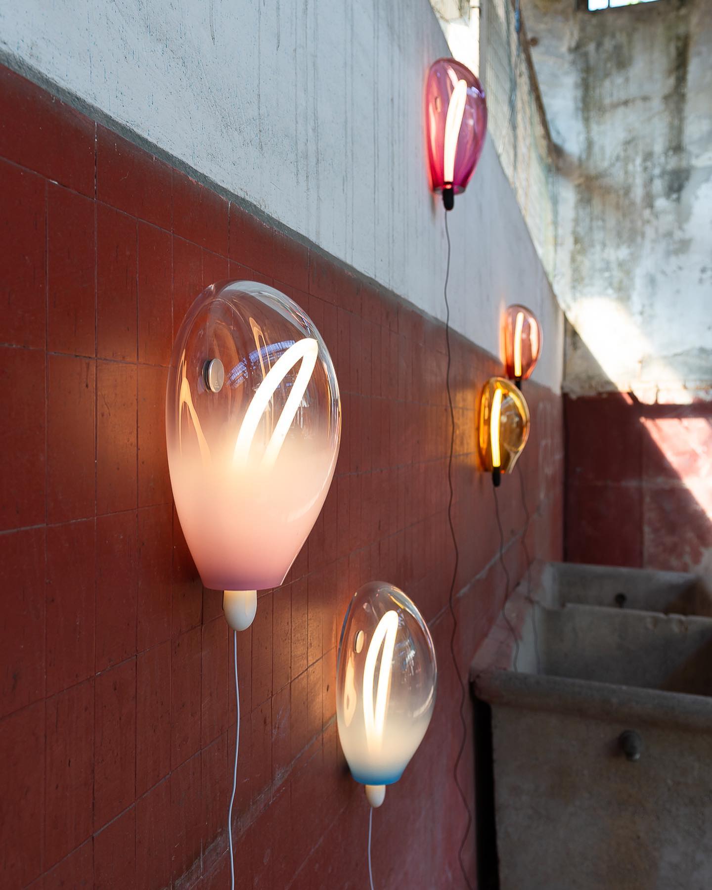 Lysolila Premium Nordic Art Glass Wall Light-Neutral Decor