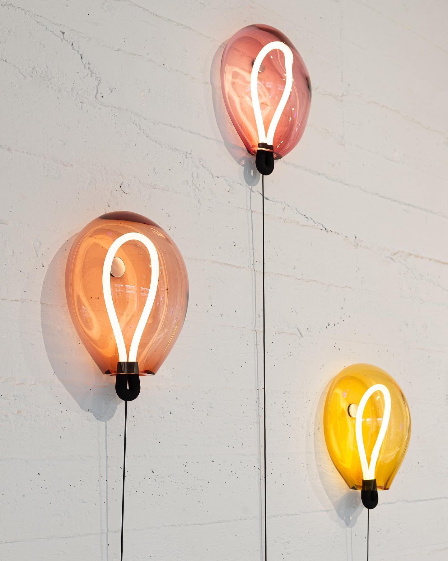Lysolila Premium Nordic Art Glass Wall Light-Neutral Decor