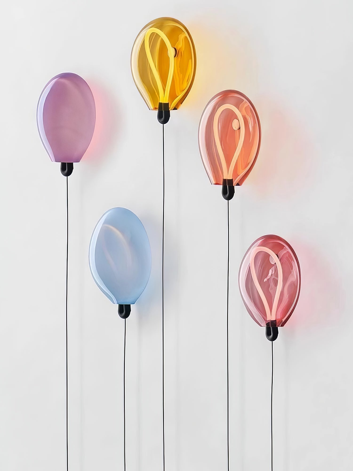 Lysolila Premium Nordic Art Glass Wall Light-Neutral Decor