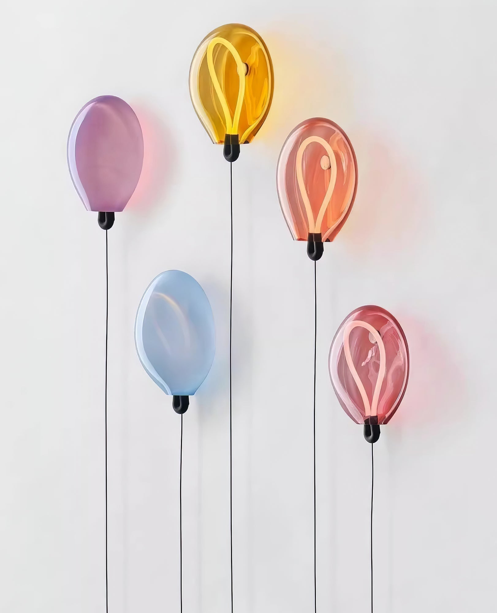 Lysolila Premium Nordic Art Glass Wall Light-Neutral Decor