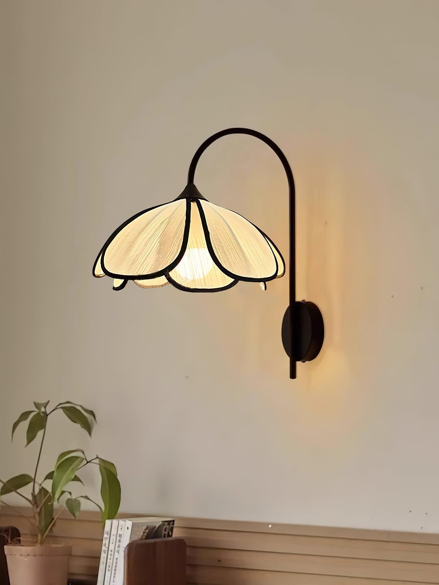 Ivsiliel Natural Burnt Petal Wall Lamp-Neutral Decor