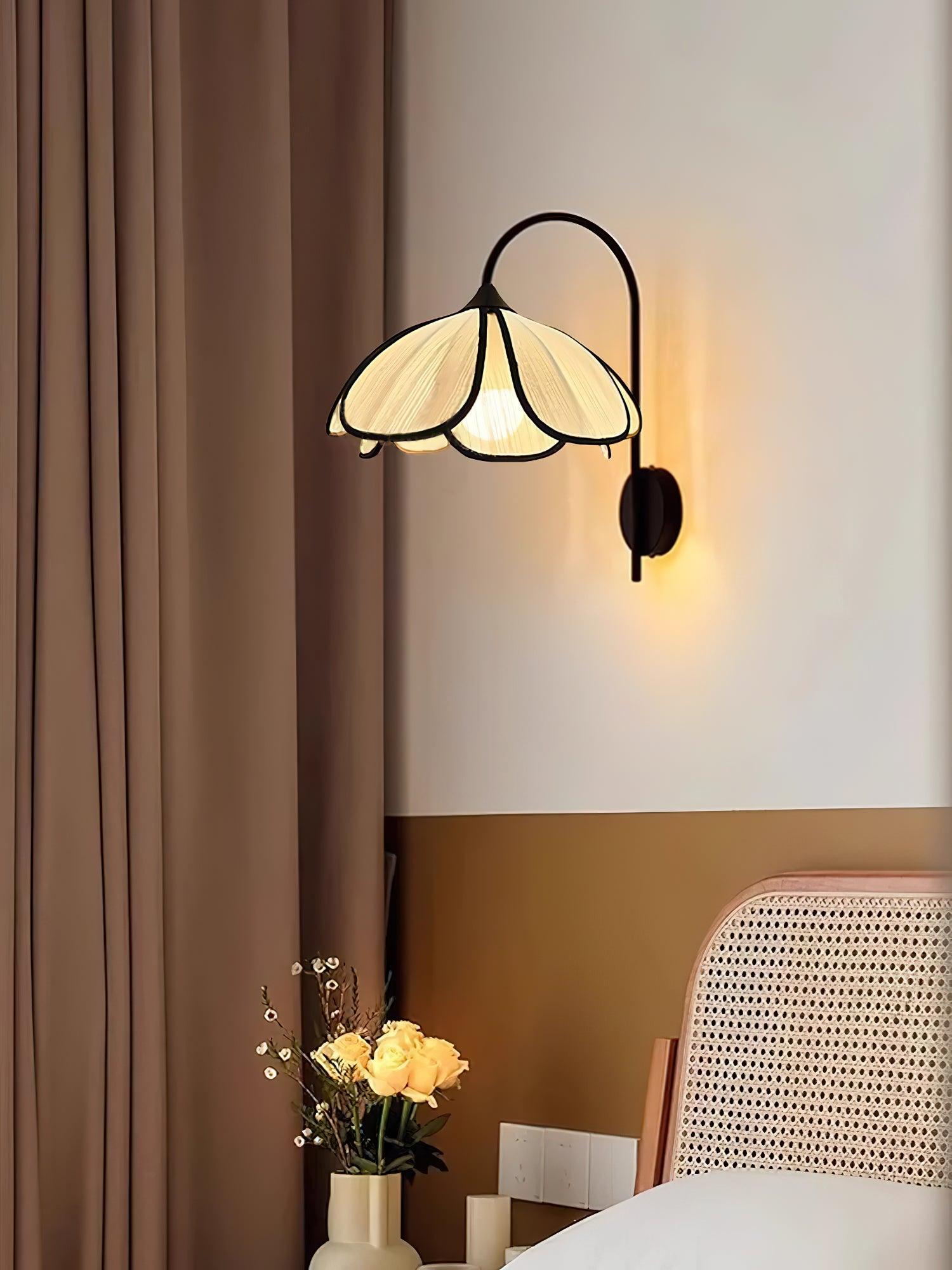 Ivsiliel Natural Burnt Petal Wall Lamp-Neutral Decor