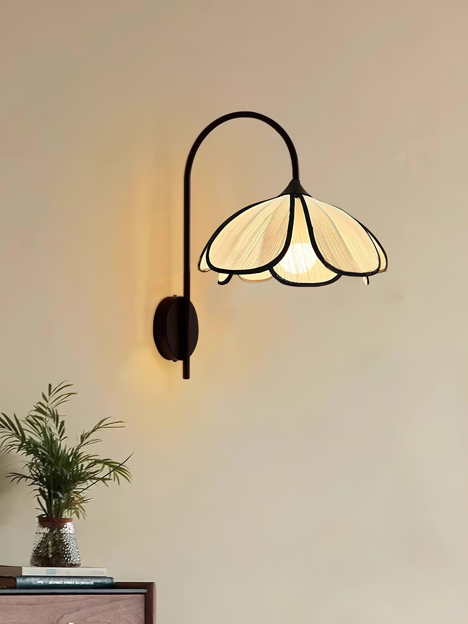 Ivsiliel Natural Burnt Petal Wall Lamp-Neutral Decor
