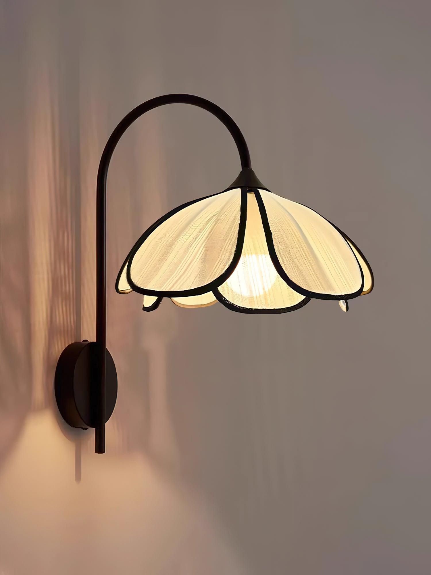 Ivsiliel Natural Burnt Petal Wall Lamp-Neutral Decor